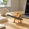 3D Printed Pen Stand Samurai Holder, Kneeling Soldier Stand, Warrior Study Countertop Organizer Stationery Desktop Ornament for Office And Accessories