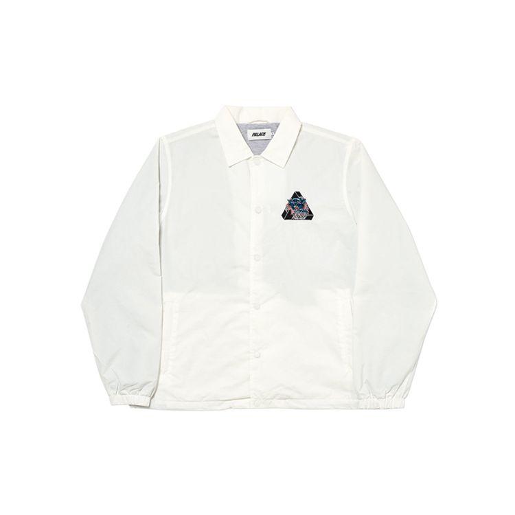 Palace Triangle Logo Collared Jacket Unisex Jacket White P17JK071