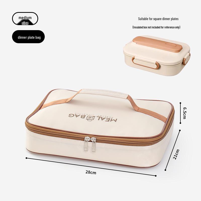 Insulated Waterproof Lunch Bag for Office Workers and Students