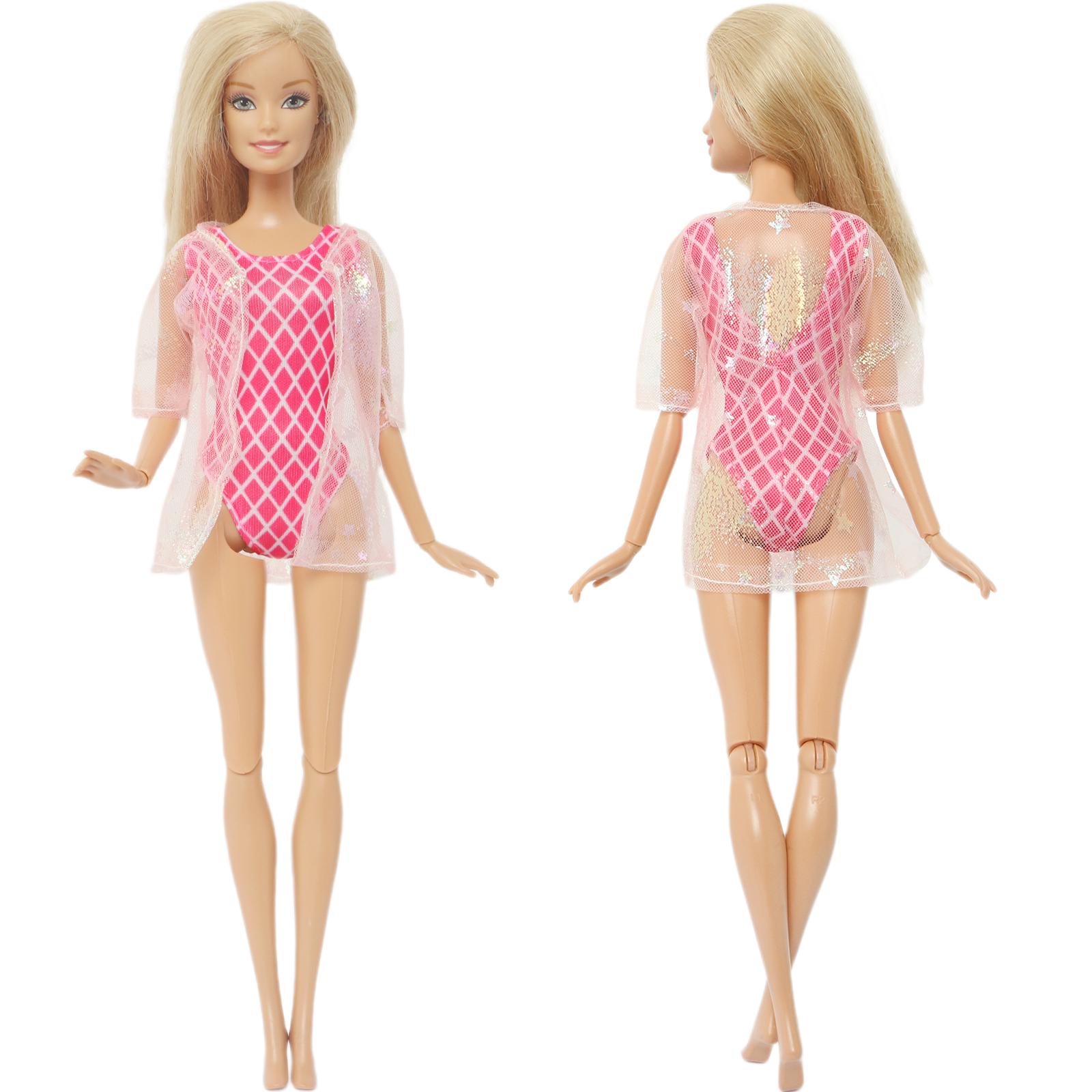 

Модний ляльковий купальник бікіні сукня літній наряд топи штани купальник пляжні аксесуари для купання одяг для ляльки 1/6 іграшки для дівчинки