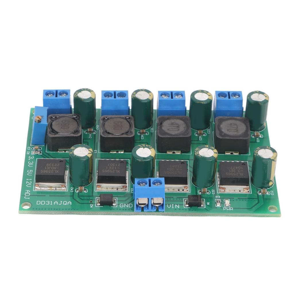 Buck Converter Module 3.3V 5V 12V Adjustable Voltage Output 2‑28V 3A Multi Channel Switching Power Supply Panel