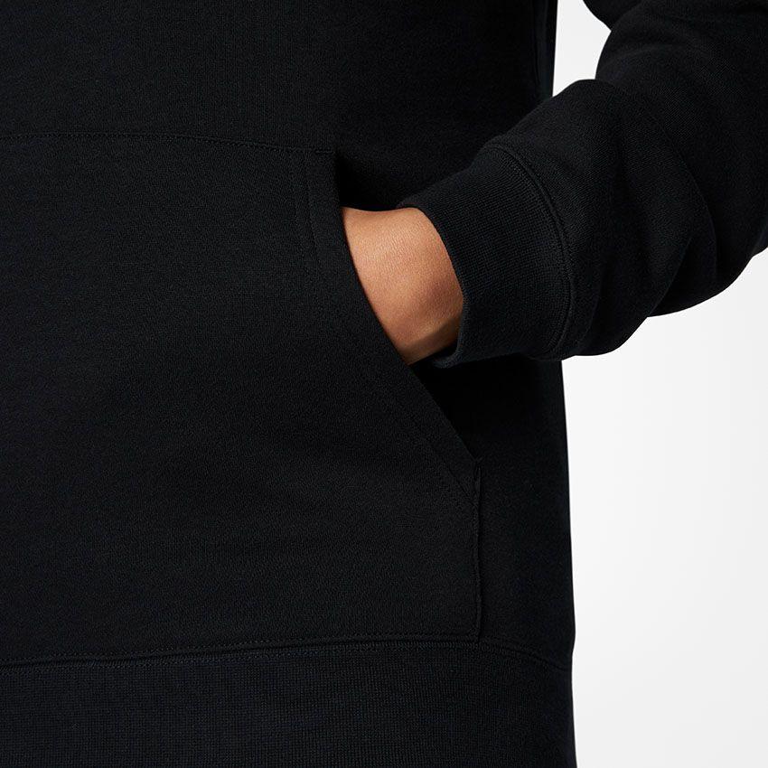 Converse Sweatshirts Unisex Black Hooded Moderate Regular 10024504-A01