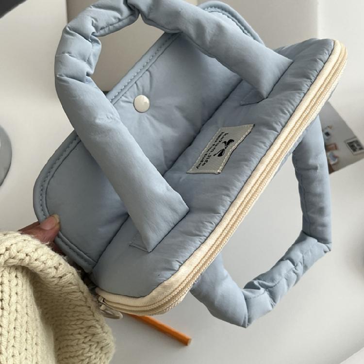 Oxfords Stof Bærbar Computer Organizer til 11 13 14 15 15,6 tommer Kvinder Med Tophåndtag Stødsikker Polstring & Rummelig Lomme