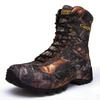 Herren Camouflage Jagdstiefel wasserdichte Wanderstiefel rutschfest leicht atmungsaktiv langlebig Outdoor-Schuhe hochgeschnitten Angeln Wandern