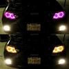 For BMW E91 E90 LCI 09-12 Xenon Headlights Car Accessories 16-Color DRLs - 4 Programmable Flash Modes & Brightness Adjustment