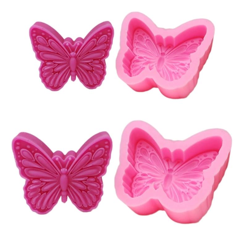 Butterfly Candle Molds Silicone Mould Animal Molds Scented Candle Casting Molds for Cake Chocolate Fondant Decorations