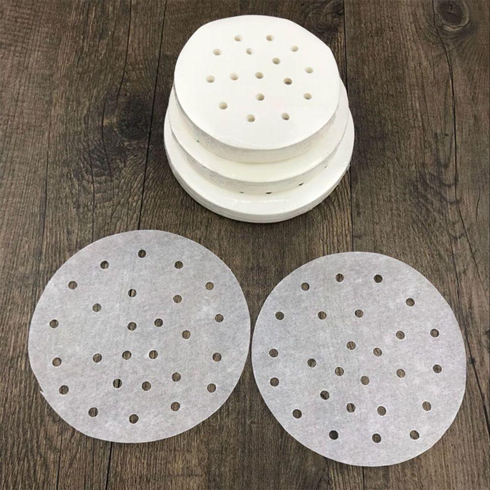 Round Liners Air Fryer Baking Sheet Oilcloth For Bamboo Steaming Baskets Resistant High Temperature