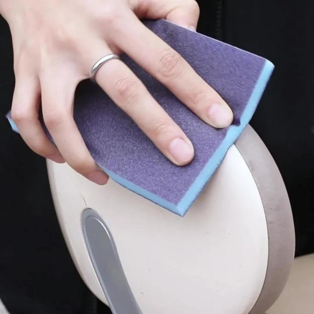 6Pcs Reusable Sanding Sponge 60-320 Grit Washable Wet Dry Sponge Ergonomic Designs Sanding Blocks For Metal Wood Polishing Tool