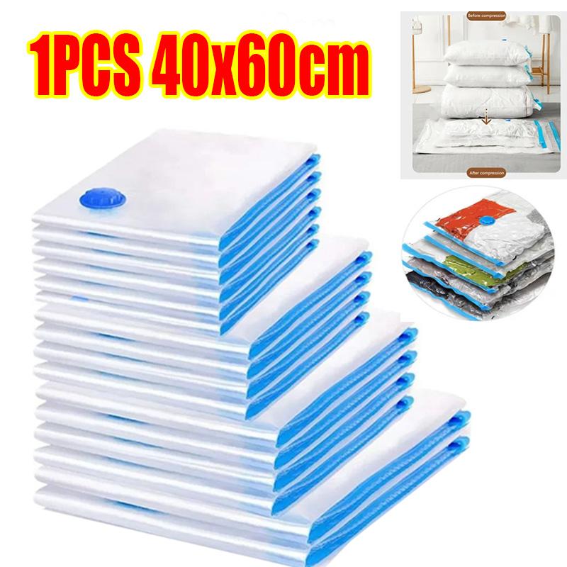 Vacuum Compression Bags Includes Storage Bags for Clothes Portable Plastic Travel Bags Suitable  Vacuum Storage Bag Organizers