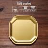 Retro Stainless Steel Square Serving Tray