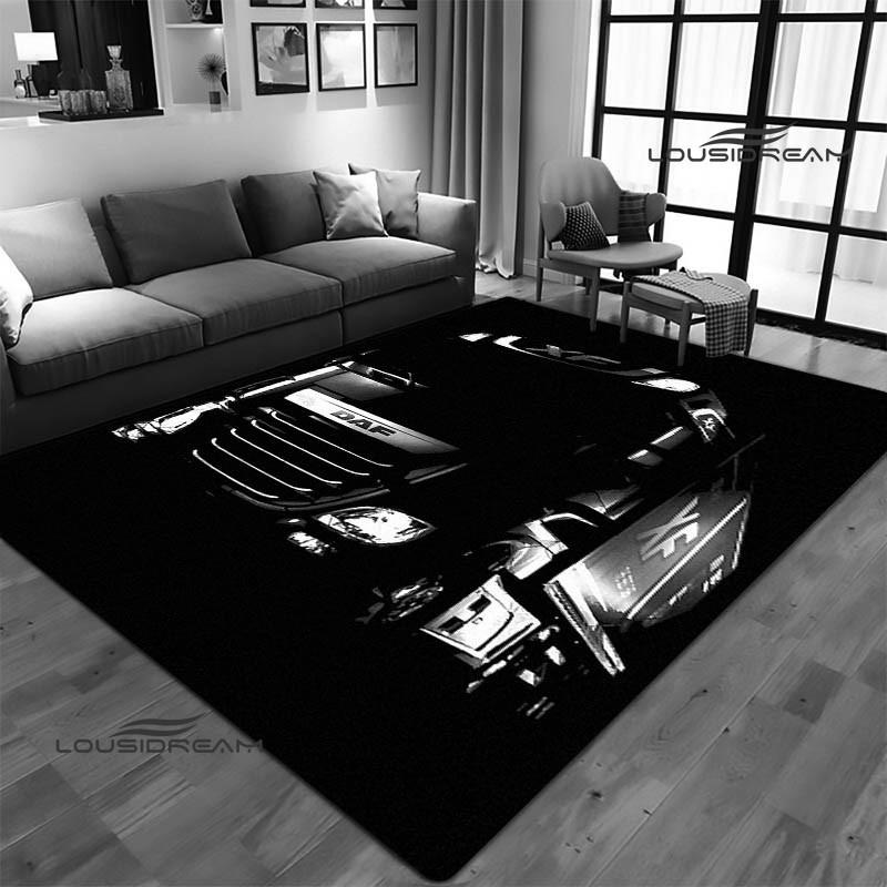 

truck Retro printed carpet Living room bedroom carpet non-slip carpets Yoga mat Outdoor carpet kawaii rug 60*90cm