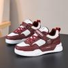 Children's Fashion Velcro Thick Sole Height Increasing Low Cut Casual Board Shoes Outdoor Casual Sports Shoes 28-38