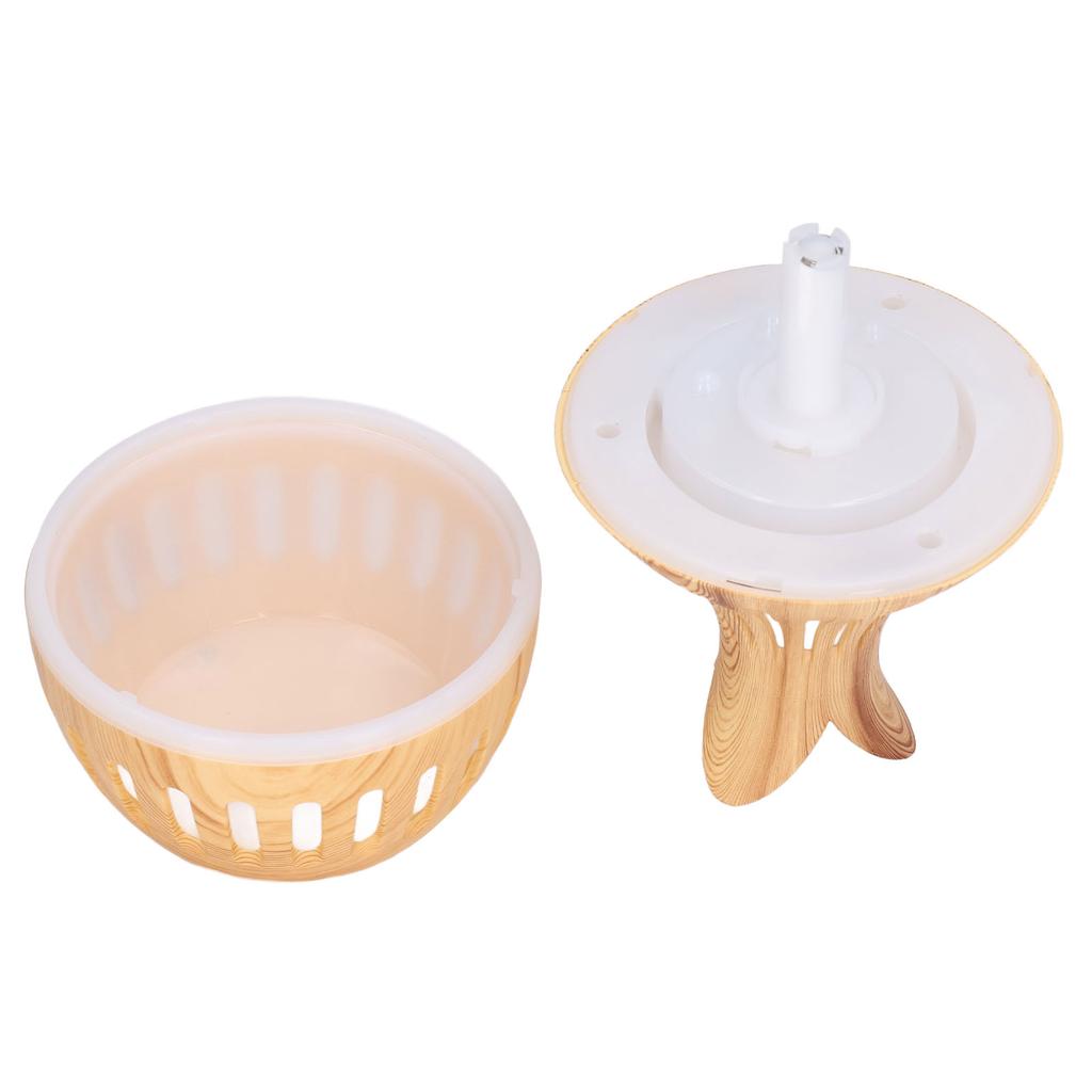 Luftbefeuchter mit Holzmaserung ABS Aromatherapie-Luftbefeuchter für Haushalt USB-Aufladung 300ml