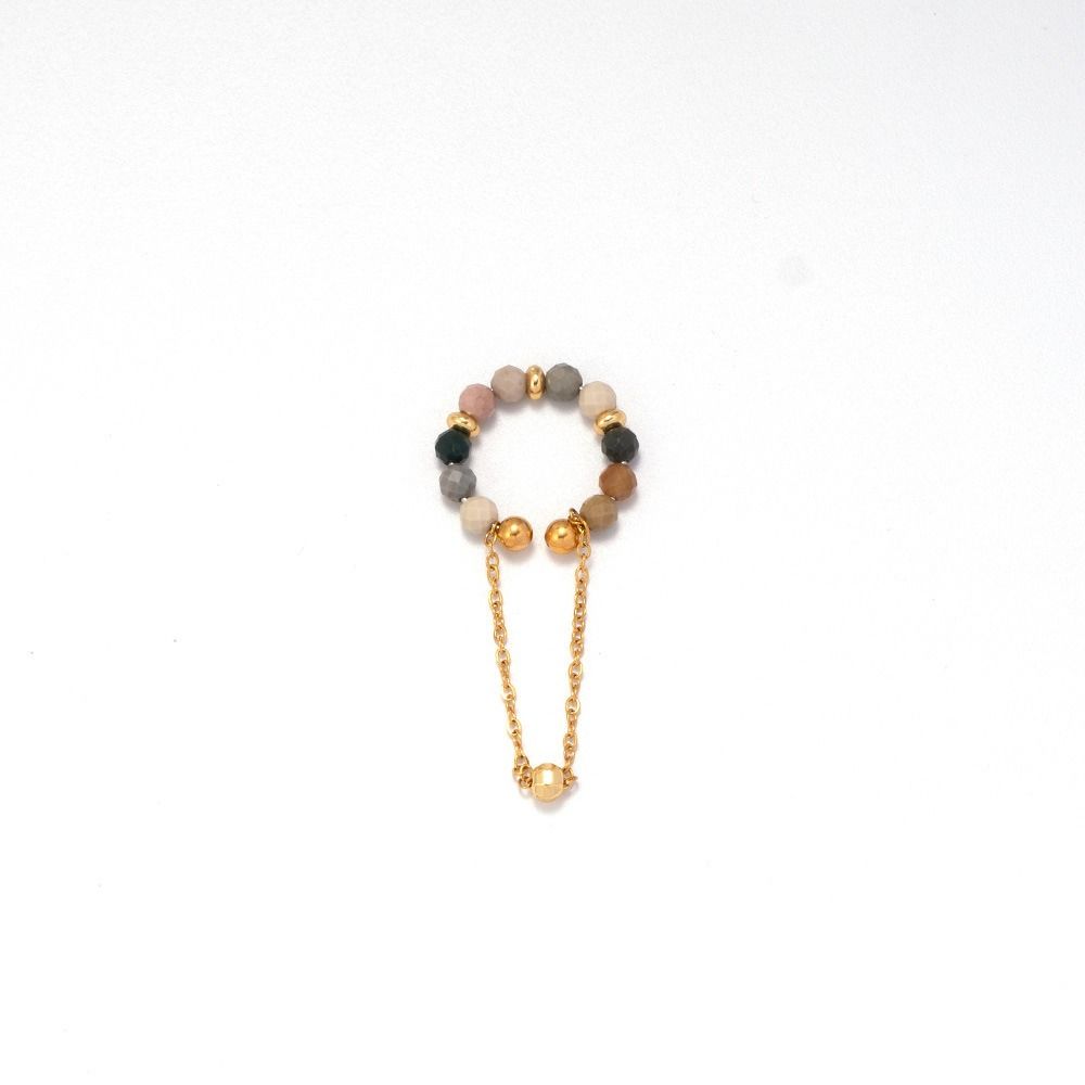 Non-piercing Crystal Dangle Earrings Handmade Tassel Ear Clip Fashion Beads Ear Cuff  Girl