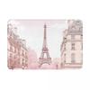 Eiffel Tower Drawing Non-slip Doormat Floor Mat Water Oil Proof Carpet Rug for Kitchen Entrance Home Bedroom Footpad Mats