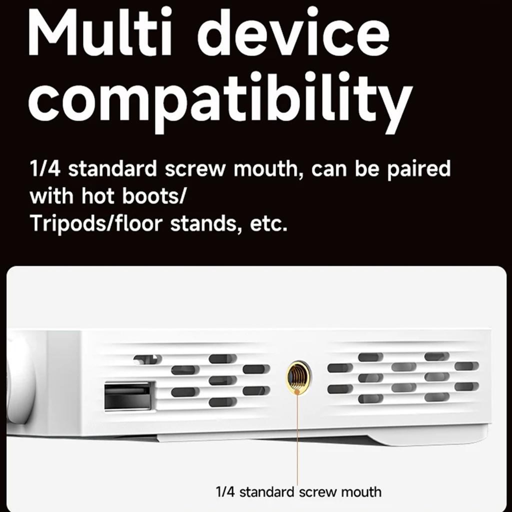 40W Portable Mini LED Fill Light Dual-Color Pocket-Sized Selfie Light Type-C Charging for Outdoor Camping/Mobile Live Streaming
