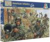 Platz Italeri 1/72 WWII US Infantry Plastic Model Kit IT6046 (Person)