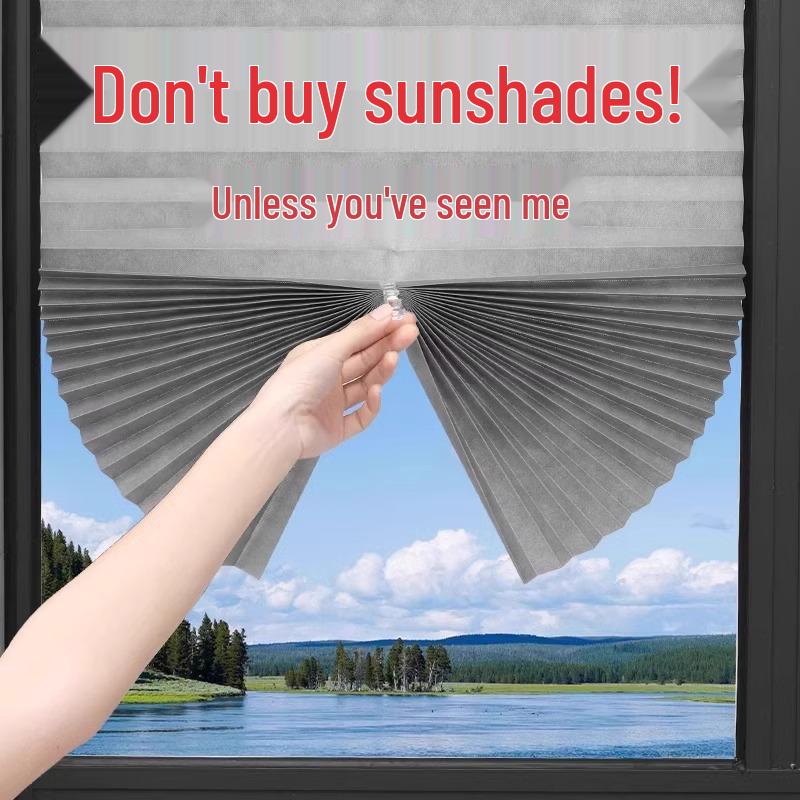 Blackout Heat-Insulating Curtains for Sunroom and Bedroom Windows