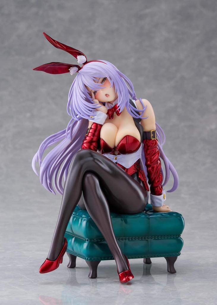 PLUMPMOA Shy Girlfriend Amakasa Bunny Ilustroval Piromizu Santa Bunny Scale PVC Malovaná kompletní figurka PF356 "Tsuru Style" (Vánoční barva) 1/7