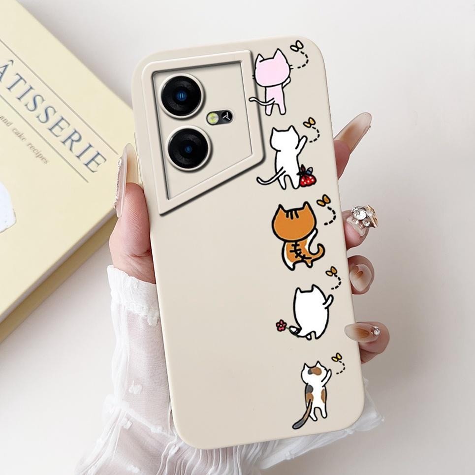 For Tecno Pova Neo 3 Case Pova Neo3 LH6n Back Cover Mood Night Avocado Luxury Gothic Pattern Soft Silicone Coque Housing Fundas
