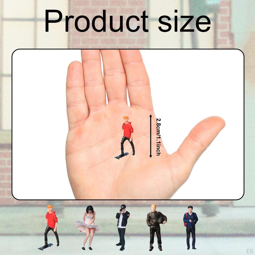 1/64 Diorama Figure People Model Collection Miniature Scene for Dollhouse Accessory