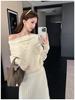 High-Quality Autumn/Winter Knit Sweater Skirt Set for Women