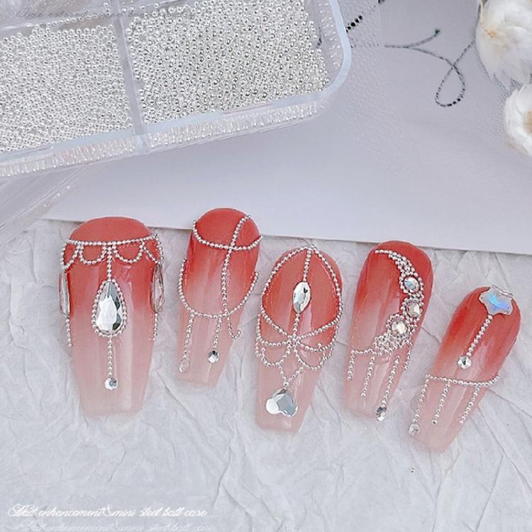 Mini Balls Nails Stud Art Decorations Ball Diamonds Decoration Nail Caviar Bead