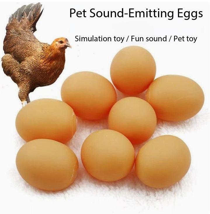 200 Pcs Chicken House Small Fake Eggs 5.5*4.3cm Farm Animal Supplies Cages Accessories Guide Chicken Nest Egg Kids Toys