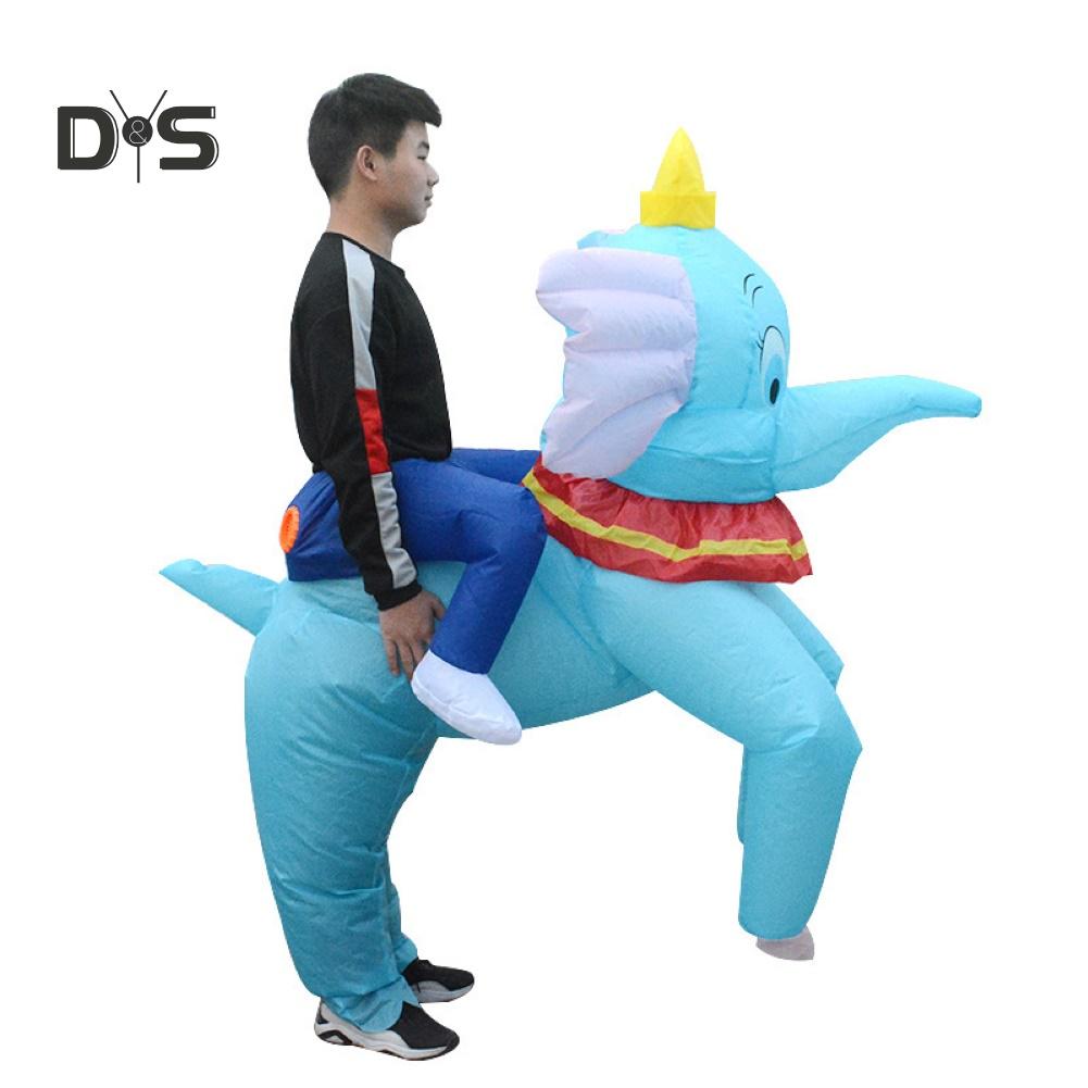 Buy KPOP Christmas Adults Kids Inflatable Ride Elephant Costume Party