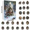 Christmas Animal Theme Blind Box Collection Featuring Acrylic Tree Ornaments For Festive Gift Ideas