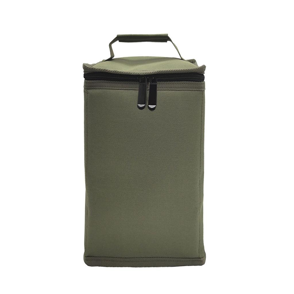 600D Oxford Fabric Can Storage Box with Handle and Zipper Butane Fuel Tank Cover Easy To Carry for Outdoor Camping Cooking
