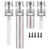YEAHRUN Steel CVD Drive Shafts Chassis Center Driveshaft for 1/18 RC Crawler Car TRX4M K10 F150 High Trail Upgrade Parts