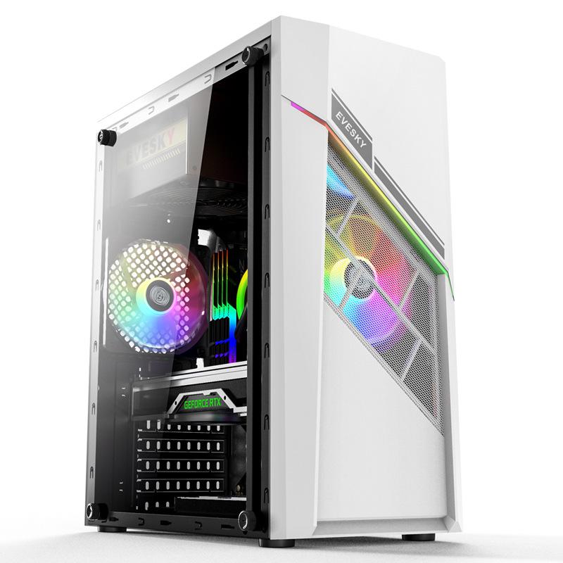 

Корпус для игрового ПК с водяным охлаждением Cross-Border Lingzhi Transparent, Personalized Iron Mesh Desktop