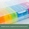 Weekly Pill Case Pillbox 7 Days Medicine Tablet Box Portable Travel Drugs Storage Organizer Secret Compartments Pill Box