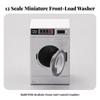 Miniature Front-Loading Washing Machine Compact for Dioramas, Diorama Makers
