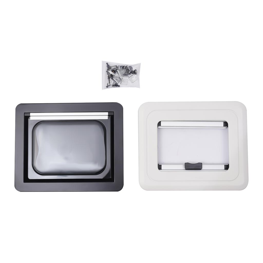 Ausstellfenster für Wohnmobil, Wohnwagen, Wohnmobil, Campervan, MG16RW, 350 mm x 280 mm, RV-Außenschiebefenster, 70°