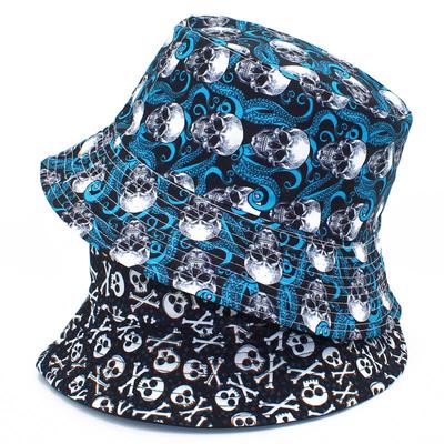 New Halloween Printed Skullcap Selling Fisherman's Hat Party Popular Bonnet.