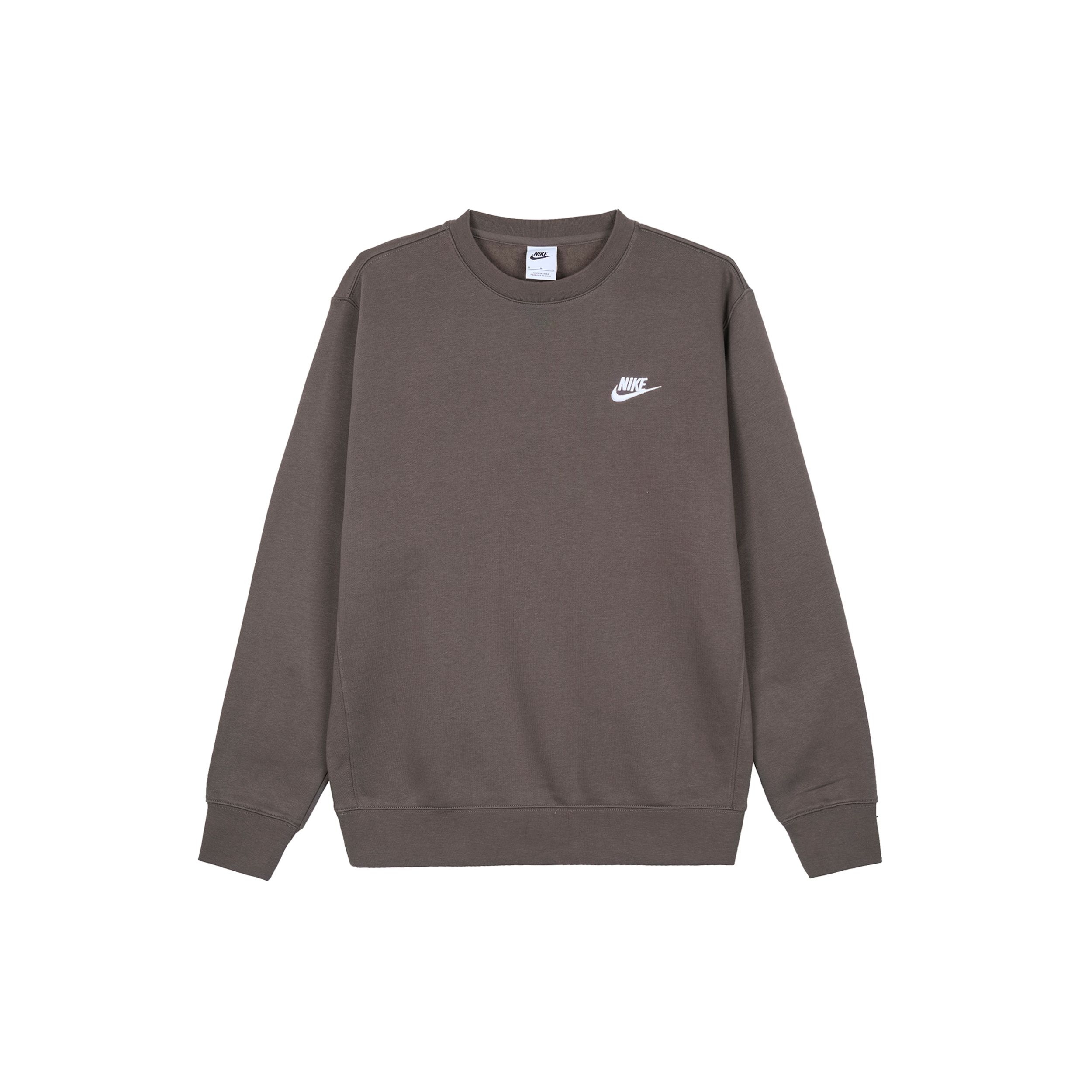 

Мужской флисовый утепленный пуловер Nike Sportswear Club, топы темно-коричневого цвета BV2663-004 XXL
