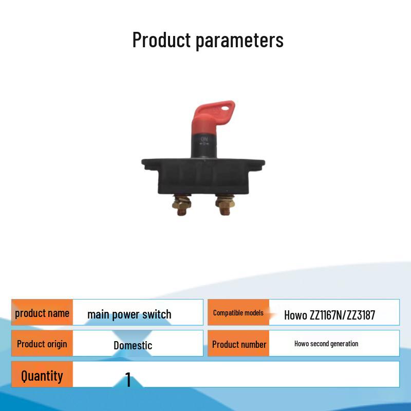 HOWO Truck Main Power Switch