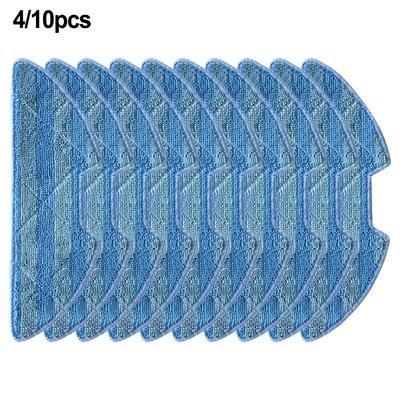 4/10pcs Microfiber Mop Pads Mop Cloth For ICLEBO Robot Vacuum Cleaner Spare Parts Home Cleaning Tool Accessories