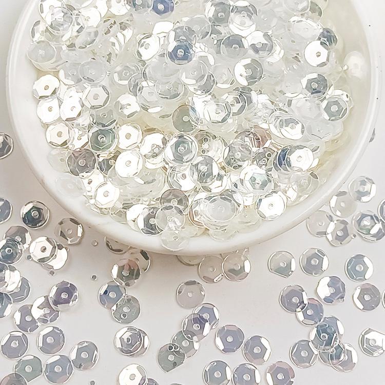 Irregular High-Flash Silver Crystal Sequin Jewelry DIY Accessories