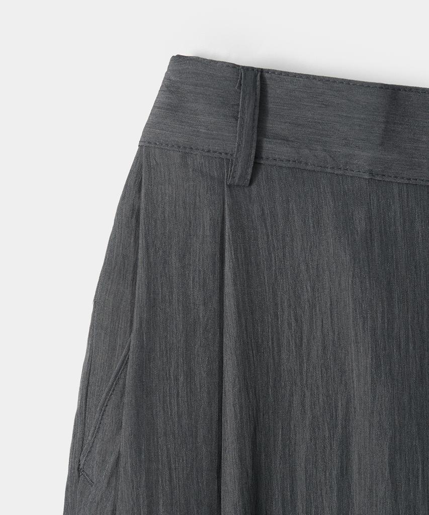 TRIP LE SENS Ss Air Flow Side Double-Pleated Pants_Black