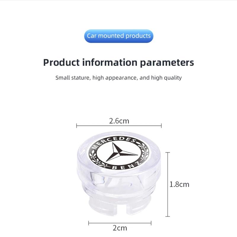 Car Cigarette Lighter Cover for Mercedes Benz Logo Dust Proof Cap Class A B C E W203 W205 W206 W220 W211 W212 W201 hub cap QX3