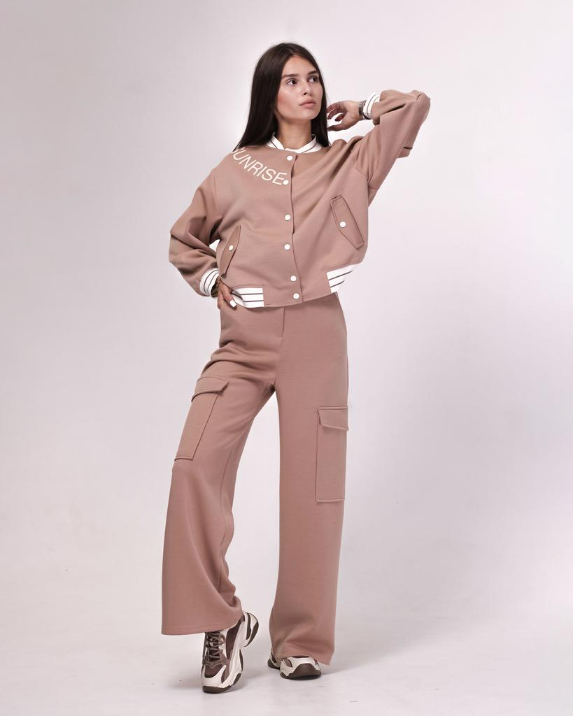 Costum din trei piese Phardi 7403 36 bej