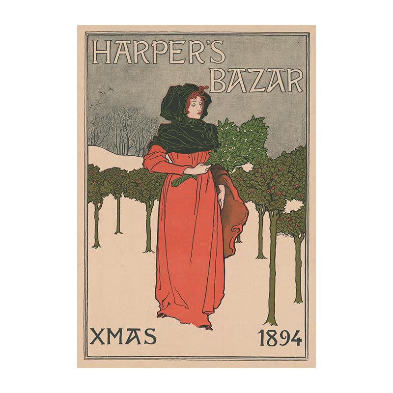Christmas Number Poster Vintage Canvas Painting Retro Xmas Prints Wall Art Pictures for Living Room Home Decor Unframed