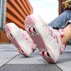 29-40 Boys/Girls' Shoes with Four Wheel Sports Roller Skating Removable Skating Shoes Girl Skate Shoes