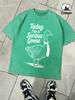 Today I Am A Serious Goose Design Washed TShirts Men Soft Simple Tee Fashion Summer Casual Clothing Loose Unisex Cotton Top