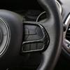 My Good Car Chrome Car Steering Wheel Buttons Knob Cover Trim Sticker Accessories for Jeep Compass 2017 2018 Renegade 2015