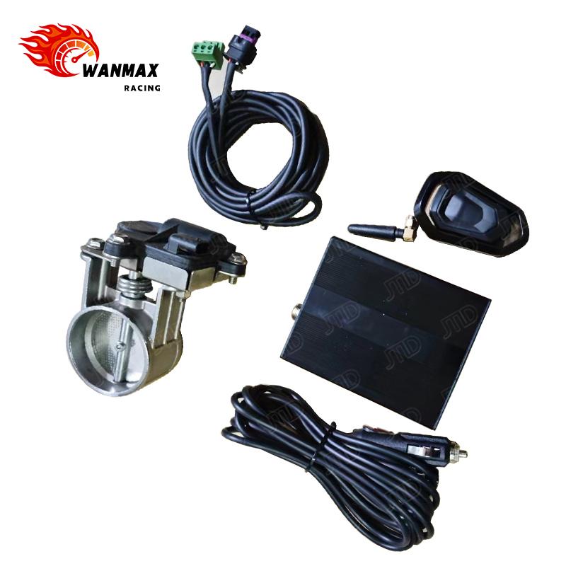 Performance 2" 2.36" 2.5" 2.75" 3" Exhaust Electric Exhaust Valve with Remote Control Kits Cutout Valve 3 Pins Metal Key