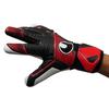 uhlsport Match Soccer GK Keeper Gloves Power Line Super Soft Half Negative 1011308 01 9 Black x Red x White